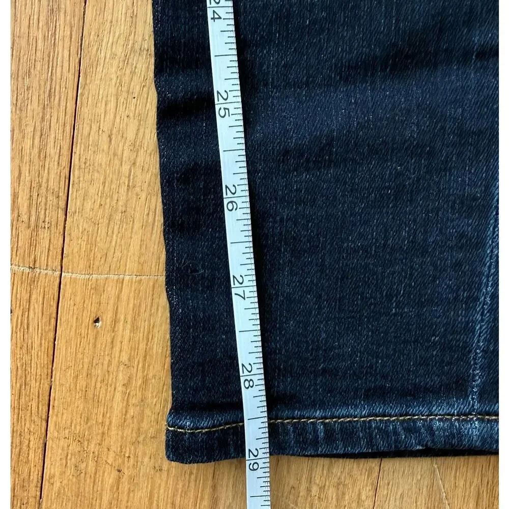 Frame Le Skinny de Jeanne Wellington Stretch Blue Denim Jeans Size 25 Minimal - Picture 8 of 12